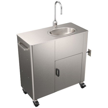 Acorn Controls Deluxe Plus Portable Hand-Wash Station, 110V Pump, Water Heater, Tank In/Out, Sensor Gooseneck PS1230-F31